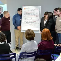 Принимали дорогих гостей: будущих учителей из Глазовского педуниверситета